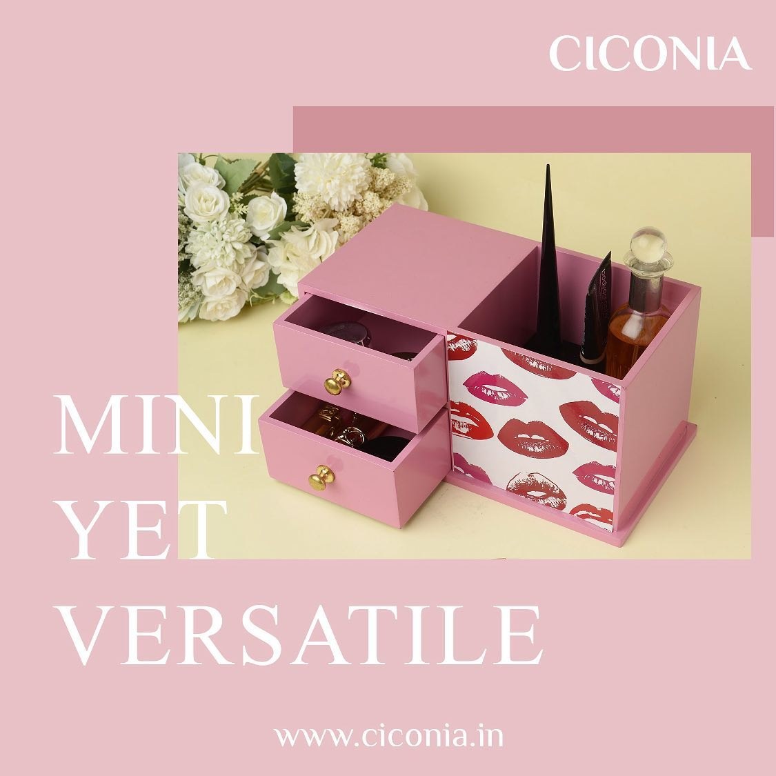 Ciconia — social creative for the mini vanity organiser